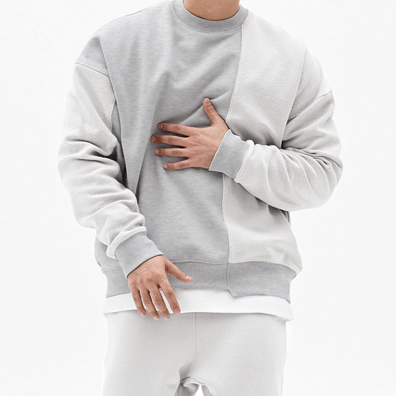 Pullover Round Neck Sweater Loose Men Clothes - ARCHSHOPE