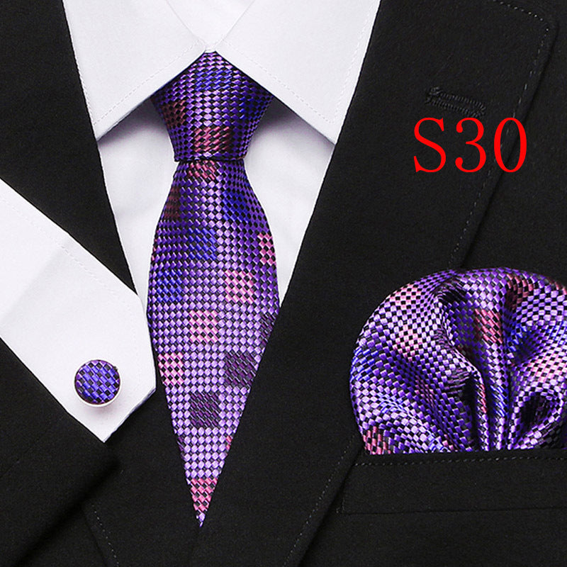Paisley Series European And American Fashion Tie Three-piece Suit - ARCHSHOPE