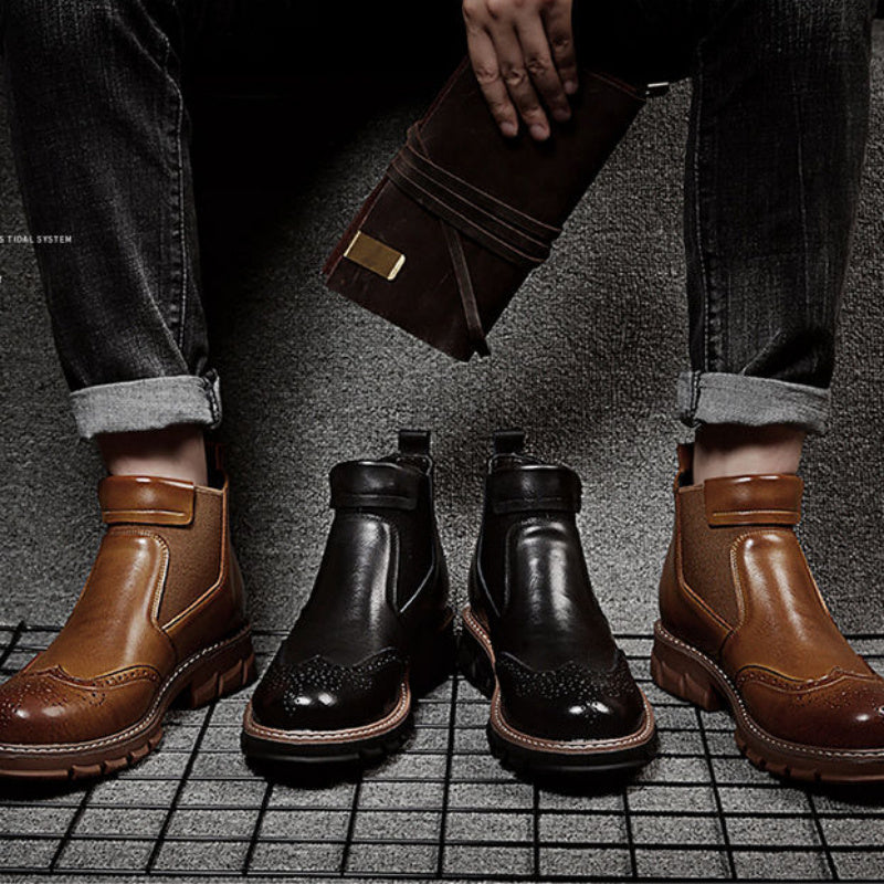 Martin Plateau-Retro-Knöchelstiefel mit Wärmeschutz