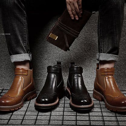 Martin Plateau-Retro-Knöchelstiefel mit Wärmeschutz