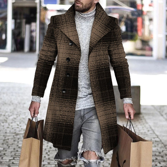 3D Digital Printing Men's Woolen Lapel Jacket - ARCHSHOPE