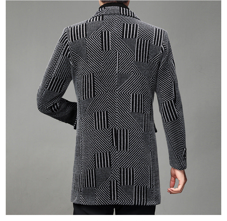 Herren Windbreaker Herbst und Winter Freizeitmantel