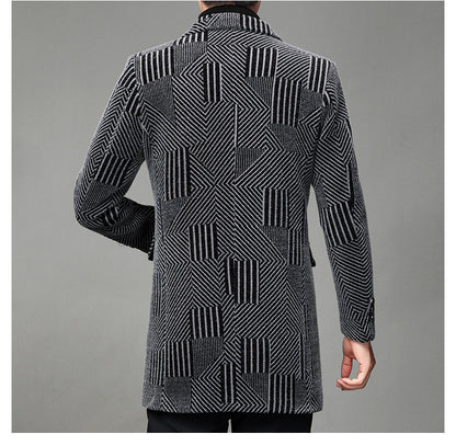 Herren Windbreaker Herbst und Winter Freizeitmantel