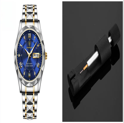 Men's Waterproof Double Calendar Luminous Quartz Watch - ARCHSHOPE