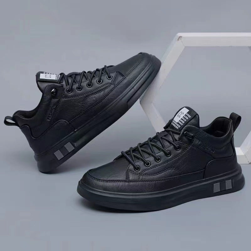 Chaussures de sport polyvalentes pour hommes, doublées de polaire, épaisses, baskets décontractées tout-aller