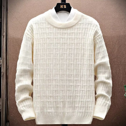 Neu Winter Crew Neck Pullover männer Lose Oberbekleidung