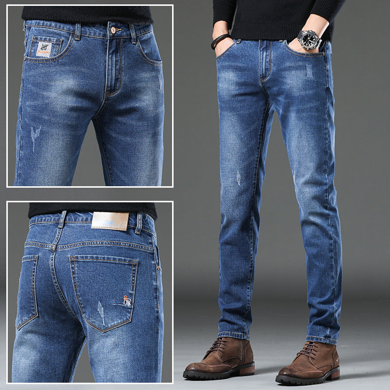 Herren Lose LeggingsElastische Casual Plüsch Männer