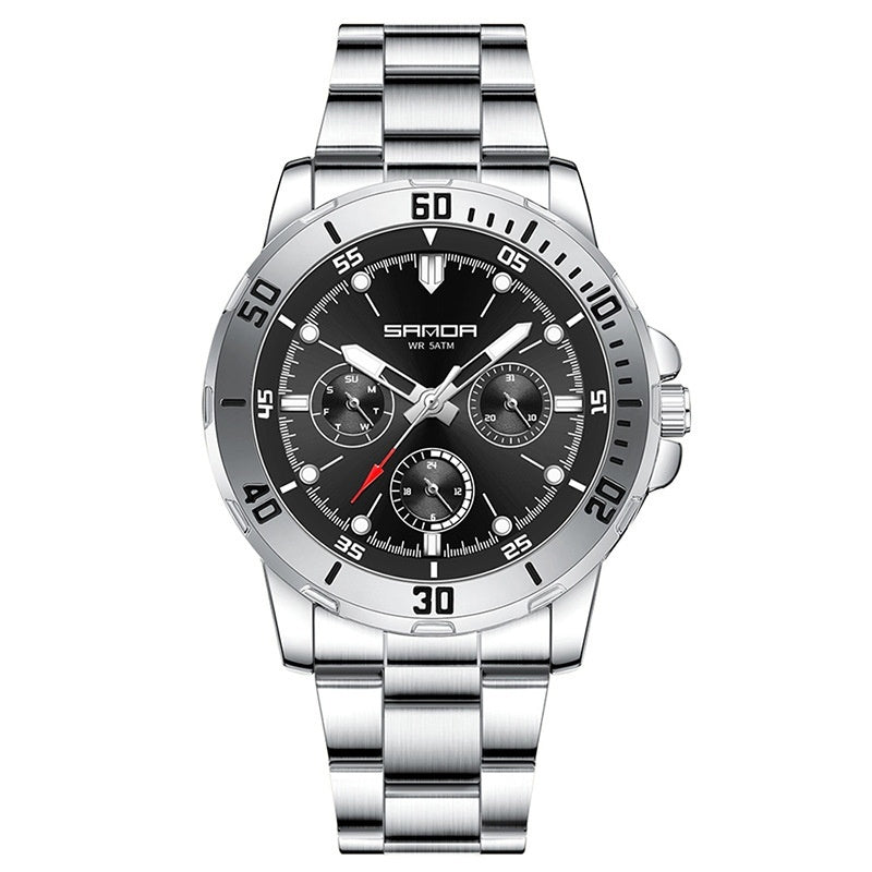 Multifunctional Waterproof Quartz Watch For Men - ARCHSHOPE