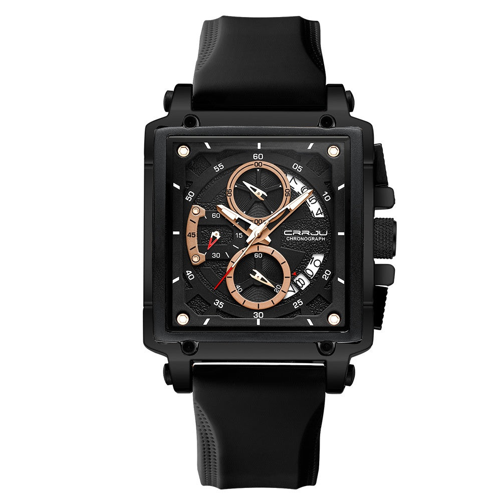 Simple Business Tape Mens Calendar Watch - ARCHSHOPE