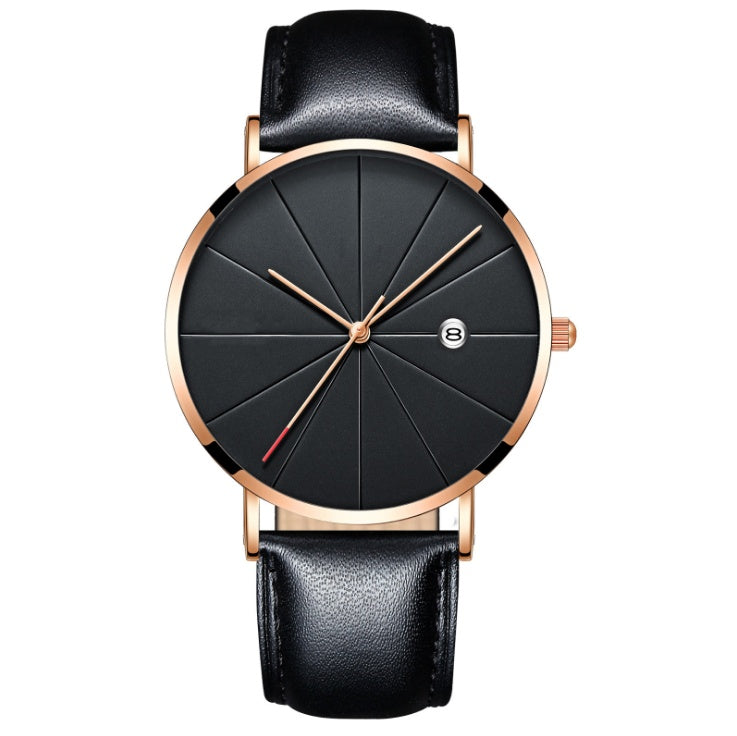 Simple calendar watch male creative waterproof quartz watch - ARCHSHOPE