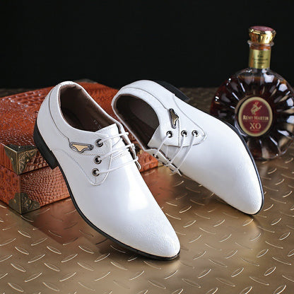 Formale Herren Abendschuhe Echtes Leder Schwarz Luxus Hochzeit Schuhe Männer Wohnungen Büro Oxfords
