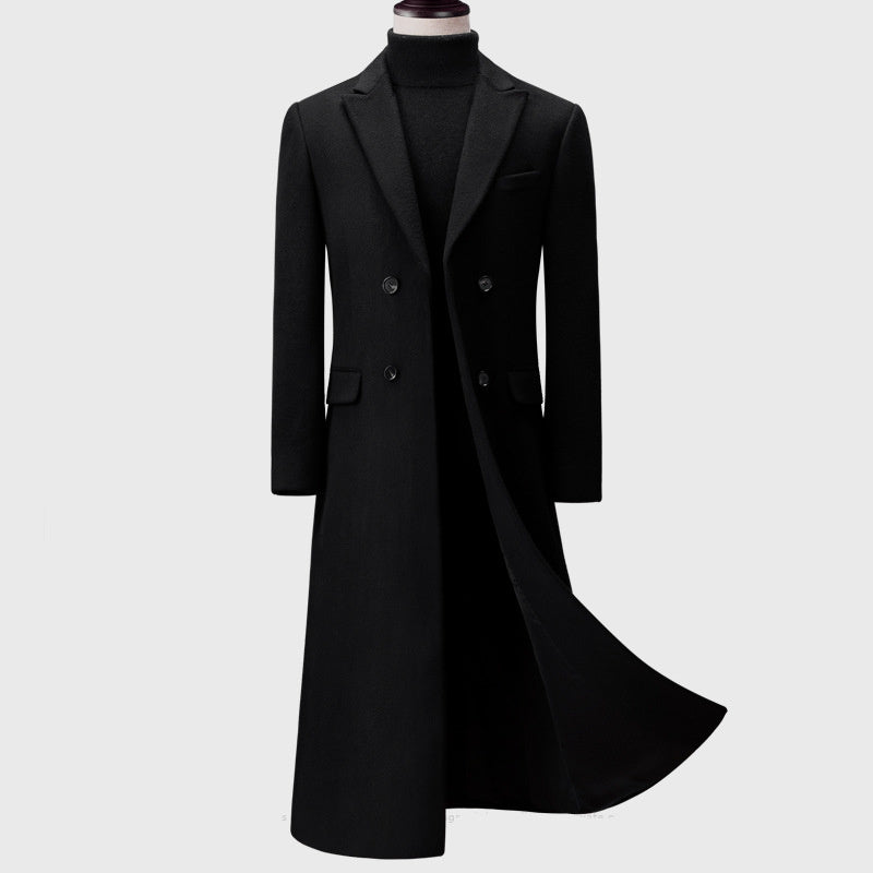 Trench-coat homme en drap de laine