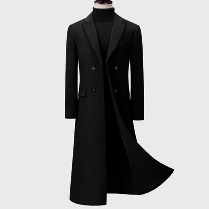 Trench-coat homme en drap de laine