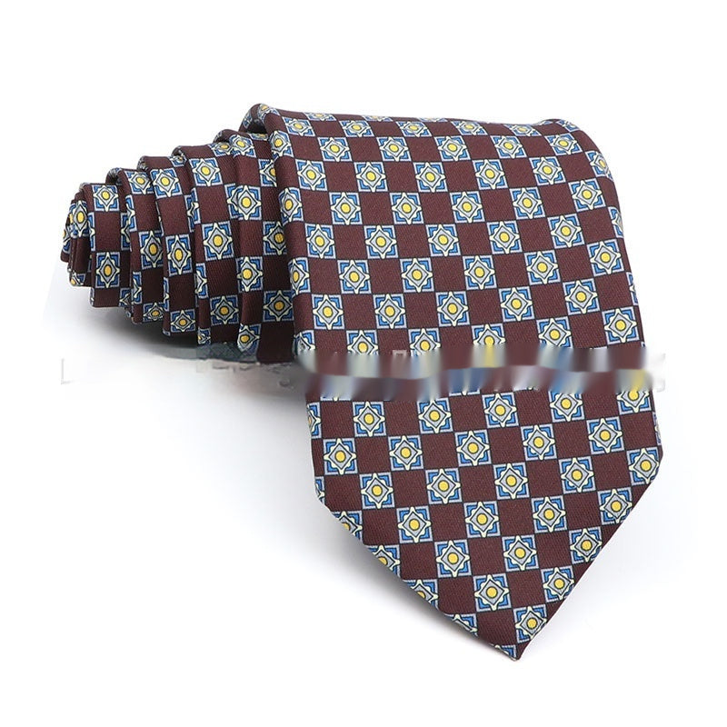 Business Polyester Men's Printed Workplace Tie - ARCHSHOPE