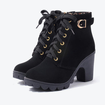 Cross strappy booties with Martin boots - ARCHSHOPE