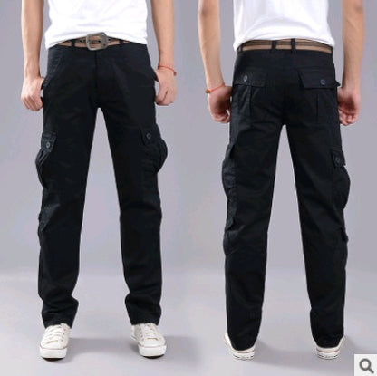 Herren Multi-Pocket-Overalls Militärhosen Freizeithosen Sport Outdoor Herrenbekleidung