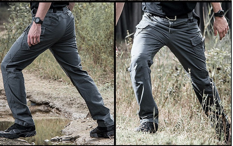 Pantalon tactique IX7 printemps et automne pour hommes, auto-culture, 9 pantalons de fan de l'armée des forces spéciales, salopette d'extérieur, pantalon d'entraînement droit multi-poches