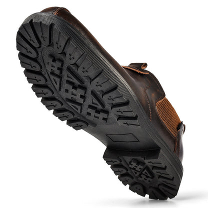 Lässige Lederschuhe Herren Halbschuhe