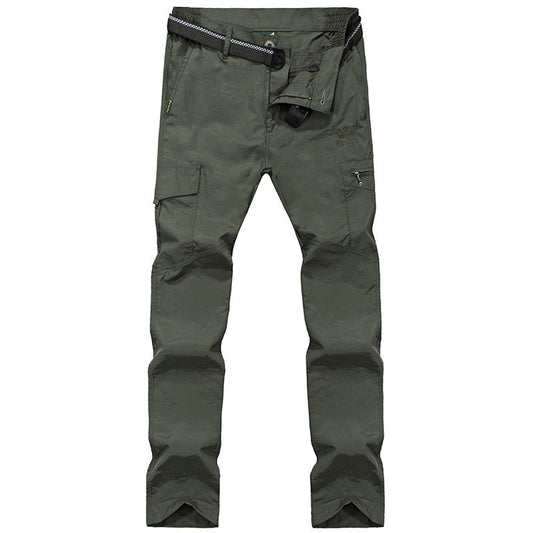Pantalon cargo ample grande taille à poches multiples