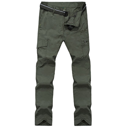 Pantalon cargo ample grande taille à poches multiples