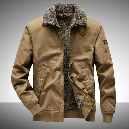 Veste homme automne et hiver doublée polaire veste salopette rembourrée