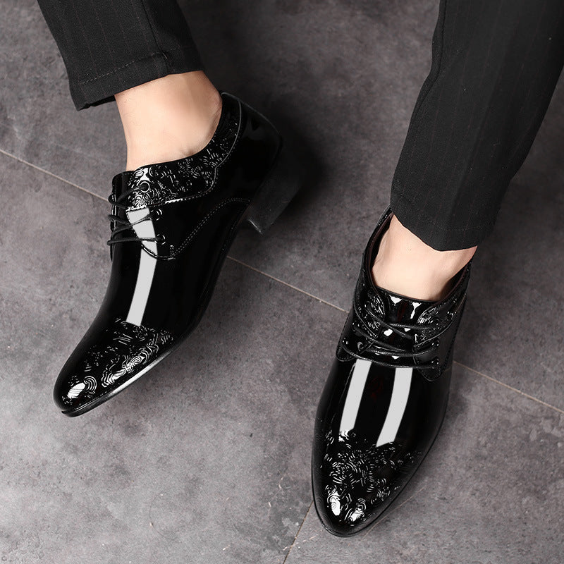 Glänzende Herren Business Formale Schuhe Mode Freizeitschuhe