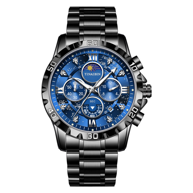 Men's Multi-functional High-grade Quartz Watch Waterproof Luminous - ARCHSHOPE