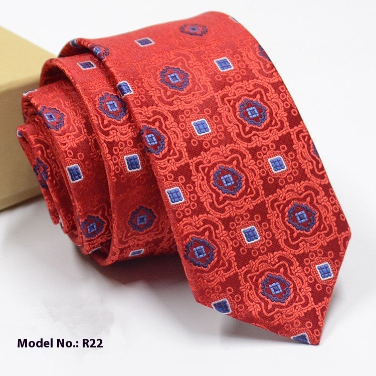 Fashion Exquisite Jacquard Tie Wedding Groom - ARCHSHOPE
