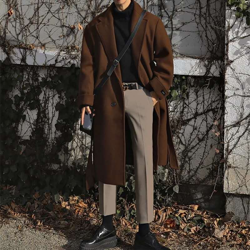 Trench-coat mi-long