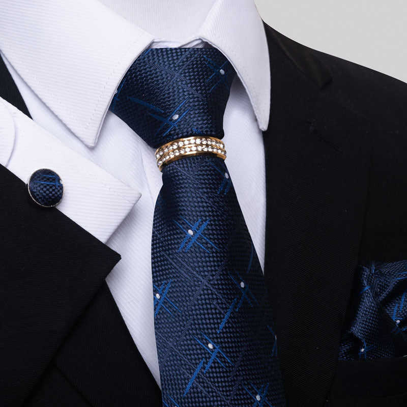Multi Colored Striped Floral Mens Tie - ARCHSHOPE