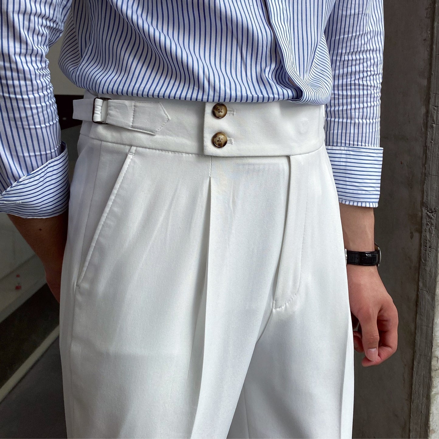 Herren-Design-Anzughose Herren-Geradehose