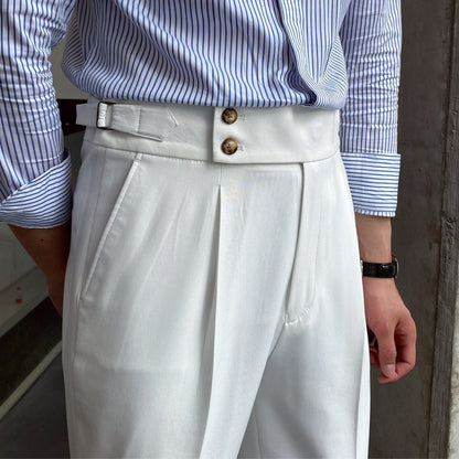 Herren-Design-Anzughose Herren-Geradehose
