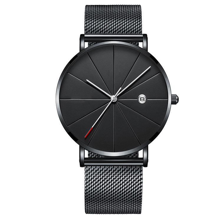 Simple calendar watch male creative waterproof quartz watch - ARCHSHOPE