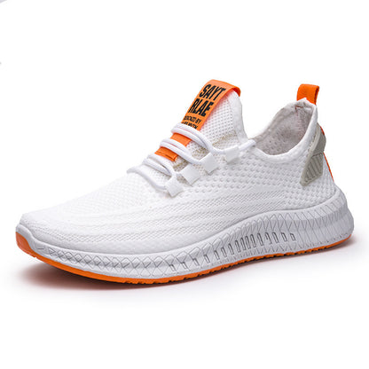 Chaussures pour hommes, baskets tissées volantes, chaussures décontractées