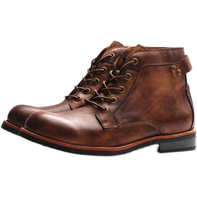 Chaussures pour hommes, style militaire, grande taille, vêtements de travail, bottes pour hommes