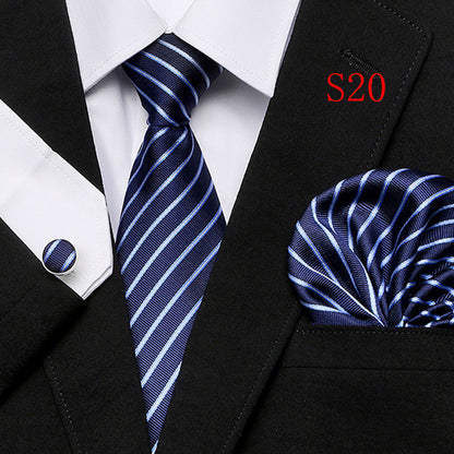 Paisley Series European And American Fashion Tie Three-piece Suit - ARCHSHOPE