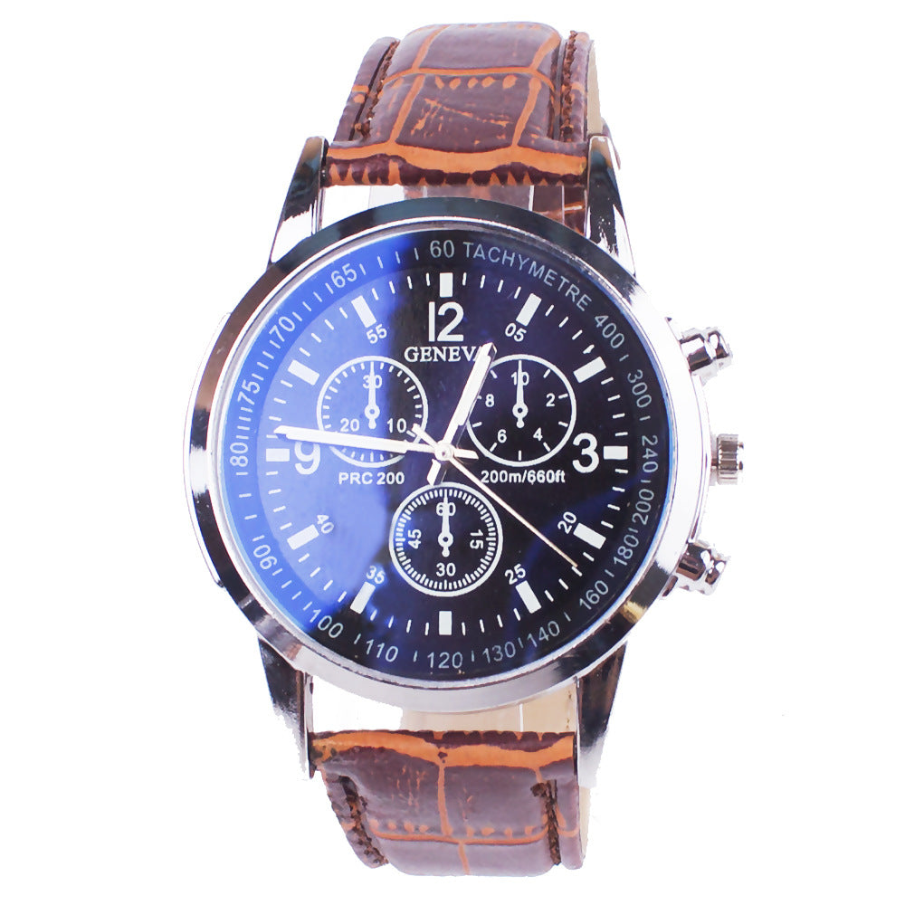 Men's watch fashion Blue light glass wrist watch - ARCHSHOPE
