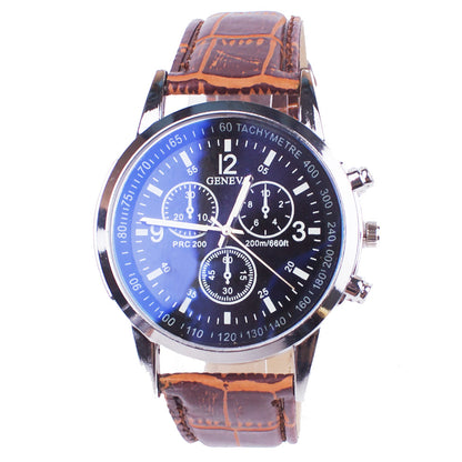 Men's watch fashion Blue light glass wrist watch - ARCHSHOPE
