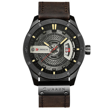 Luxury Brand CURREN Men Military Sports Watches Men's Quartz Date Clock Man Casual Leather Wrist Watch Relogio Masculino - ARCHSHOPE