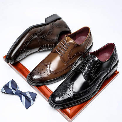 Echtes Leder Business Casual Dress Lederschuhe im britischen Stil