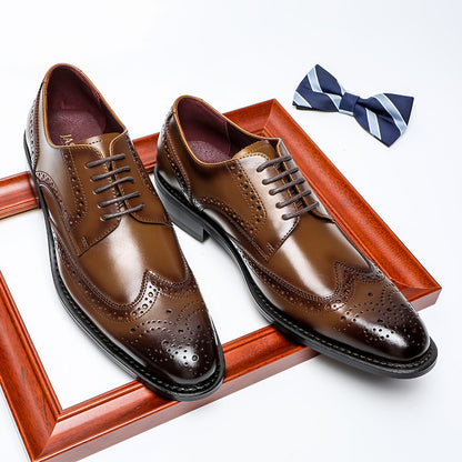 Echtes Leder Business Casual Dress Lederschuhe im britischen Stil