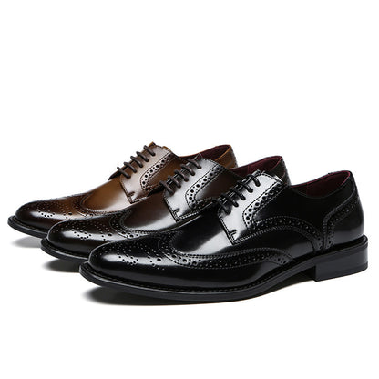 Echtes Leder Business Casual Dress Lederschuhe im britischen Stil