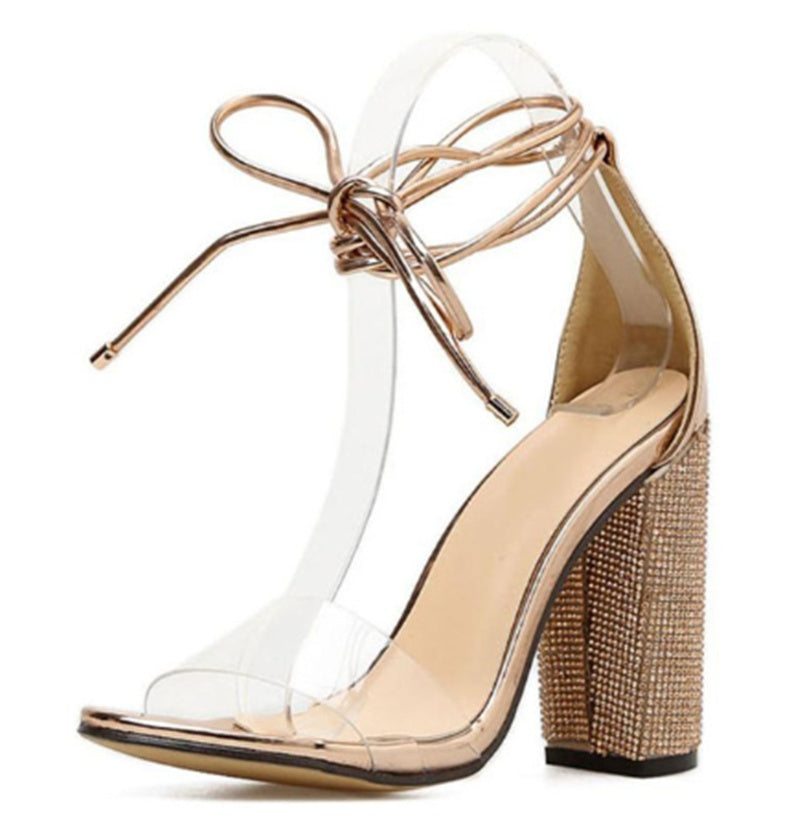 Female Summer Sandals for Women Thick Heels Shoes - ARCHSHOPE