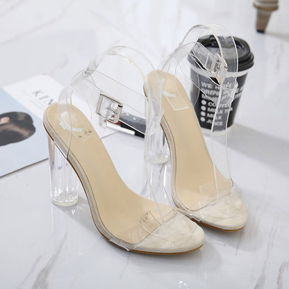 Transparent High Heels Pumps Women Shoes - ARCHSHOPE