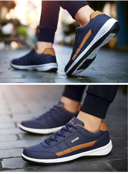 Casual Shoe Italienische atmungsaktive Freizeit männliche Sneakers rutschfeste Schuhe Männer vulkanisierte Schuhe