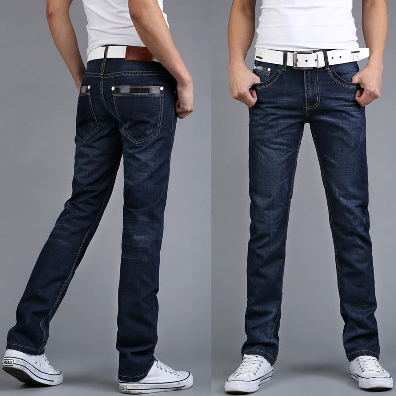 Herren Jeans Slim Straight Lange Hose