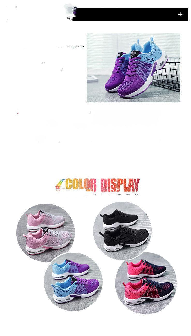 Freizeitschuhe Atmungsaktive Leichte Mutter Schuhe Schnürschuhe Gepolsterte Sneakers Damen