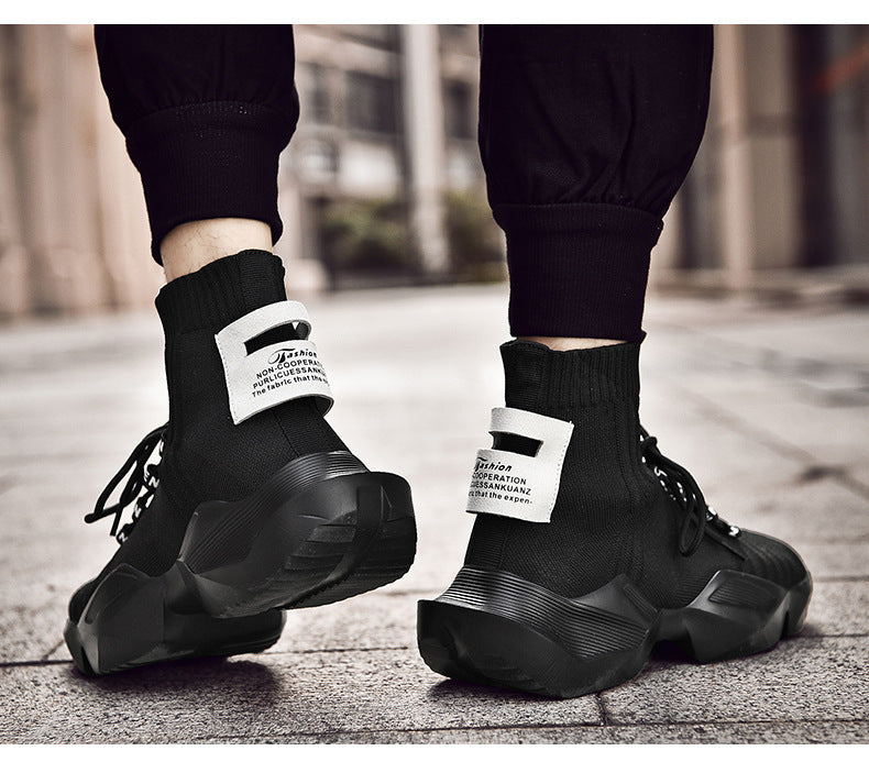 Chaussettes Chaussures Daddy Chaussures de sport Hommes Grande taille Chaussures tendance Chaussures décontractées