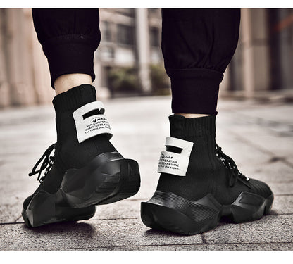 Chaussettes Chaussures Daddy Chaussures de sport Hommes Grande taille Chaussures tendance Chaussures décontractées