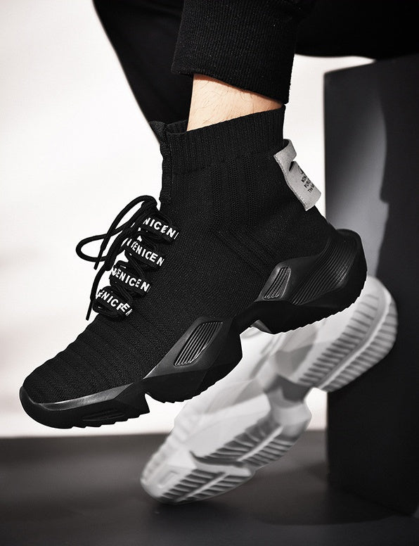 Chaussettes Chaussures Daddy Chaussures de sport Hommes Grande taille Chaussures tendance Chaussures décontractées